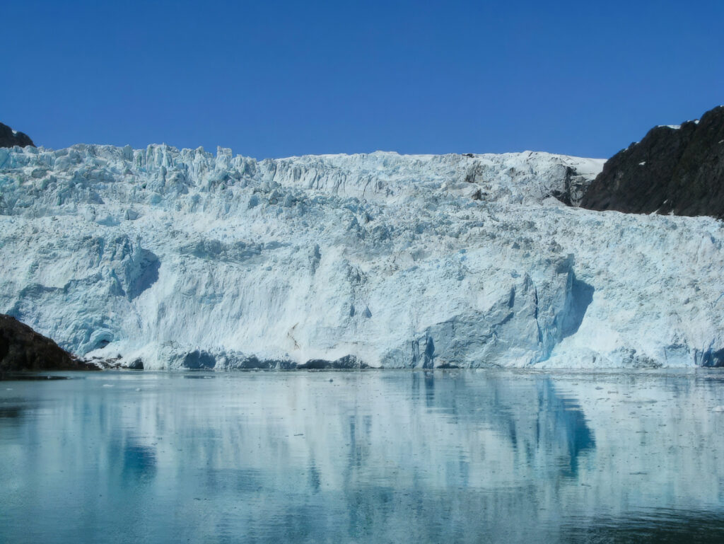 Aialik Glacier from the Water Kenai Fjords National Park Alaska