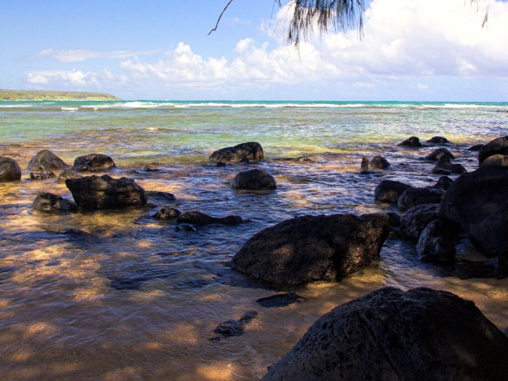 Anahola Bay Beach Kauai