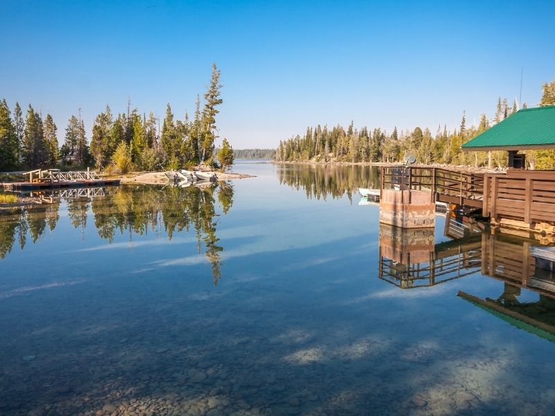 Boat Launch on Jenny Lake in Grand Teton National Park