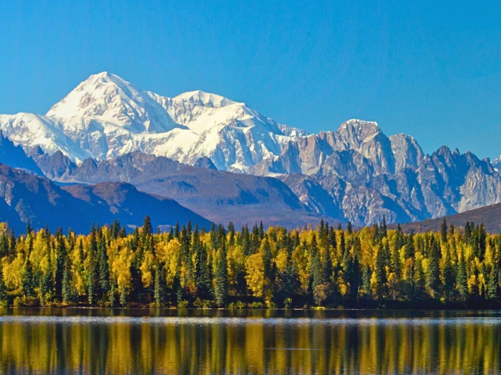 Byers Lake in Denali State Park Trapper Creek Alaska