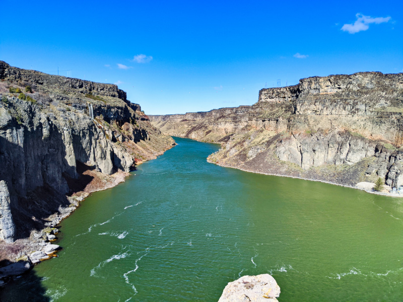 Canyon at Shoshone Falls State Park Twin Falls Idaho 1