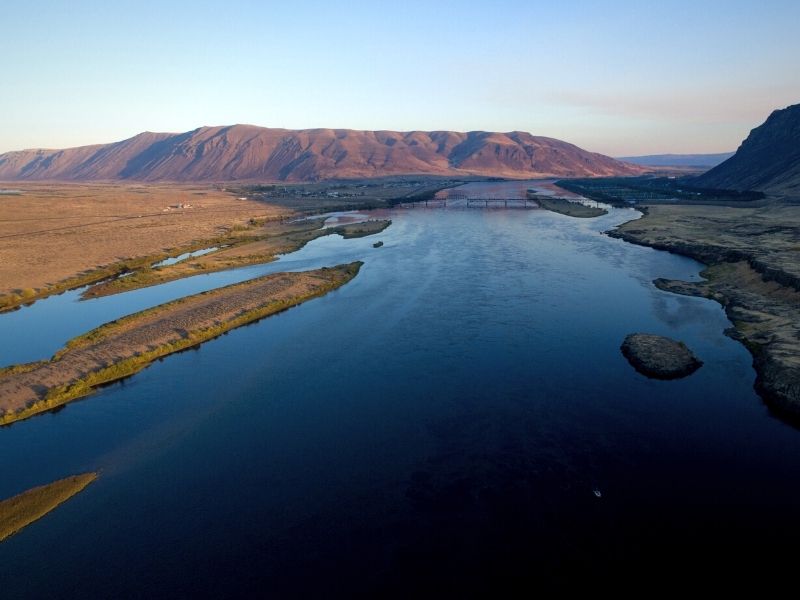 Columbia River at Wanapum Vantage Tri-Cities Washington