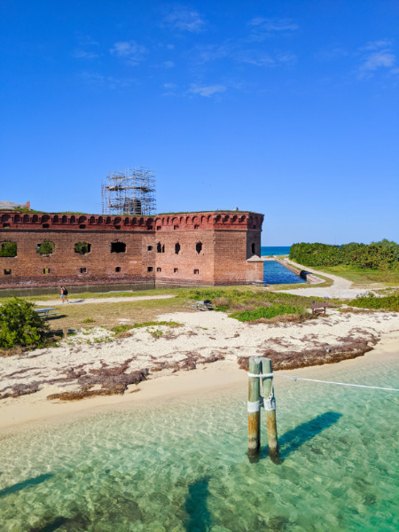 Fort Jefferson in Distance Dry Tortugas National Park Key West Florida Keys 2020 8