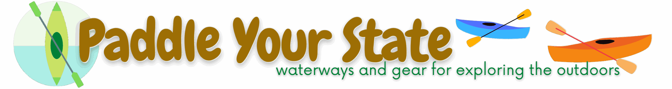 Green Vector Paddle Your State Header