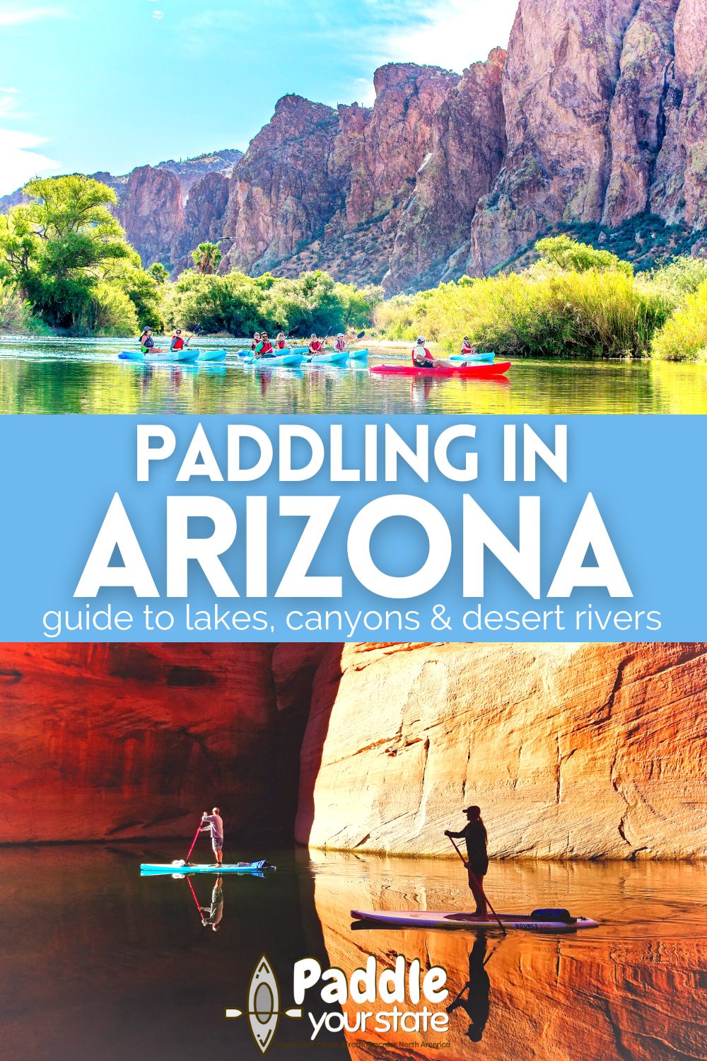 Best Places To Kayak In Arizona - Small Towns & Beautiful Canyons