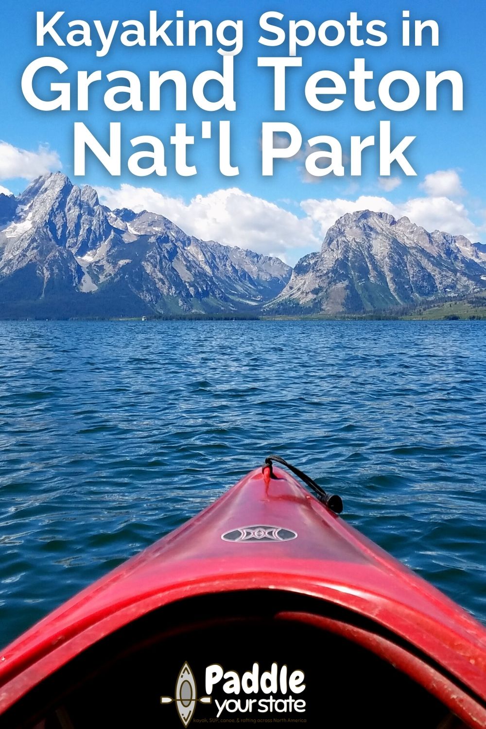 Kayaking in Grand Teton National Park is epic, with views from Jenny Lake, the Snake River and more. Guide to where to kayak in the Tetons and wildlife viewing in this rugged Wyoming National Park.