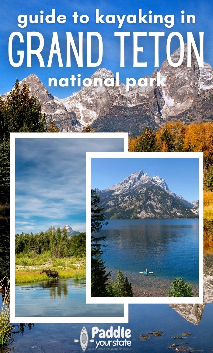 Kayaking in Grand Teton National Park is epic, with views from Jenny Lake, the Snake River and more. Guide to where to kayak in the Tetons and wildlife viewing in this rugged Wyoming National Park.