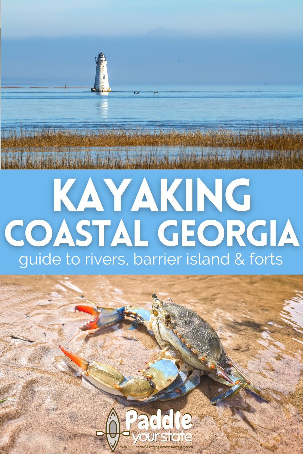 Kayaking Coastal Georgia includes wildlife refuges, historic forts, tidal lands and more. Check out these great spots to kayak on the Georgia coast.