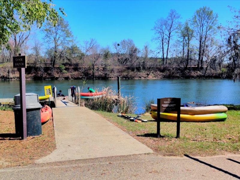 Kayak Launch at Savannah Rapids Augusta Canal Georgia