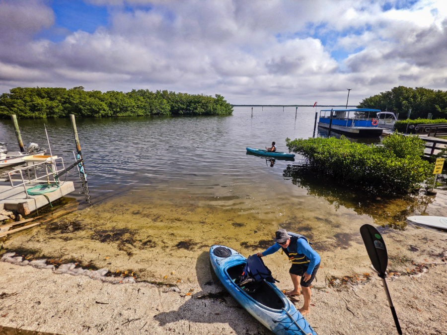 Kayak Launch at Tarpon Bay Explorers Ding Darling Wildlife Refuge Sanibel Island Fort Myers Florida 1