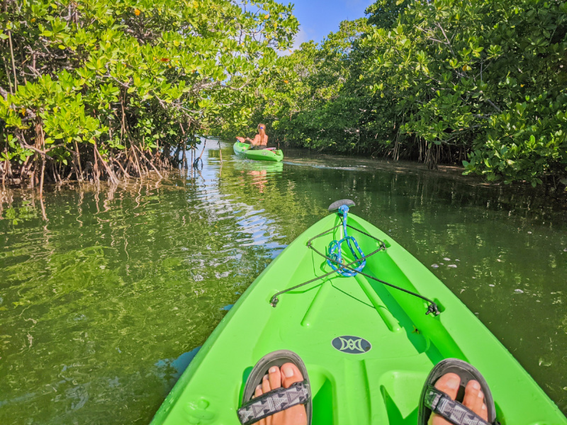 Kayaking at John Pennekamp Coral Reef State Park Key Largo Florida Keys 2020 2