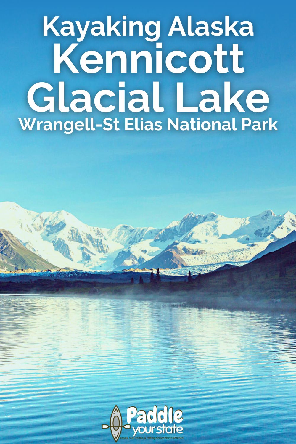 Kayaking at the Kennecott glacial lake at Wrangle-St Elias National Park is an other-worldly kayaking experience. See what to expect, how to plan for it, and who to go with for kayaking in this unique National Park.