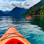 Kayaking at Lake Cushman Staircase Hiking Olympic National Park 2019 3