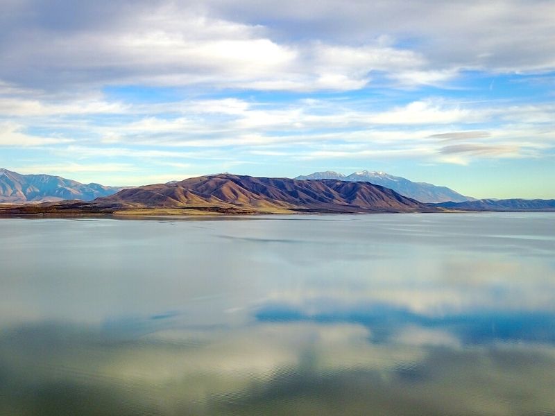 Kayaking at Utah Lake State Park Utah