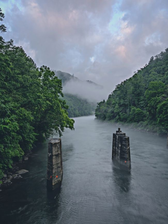 Kayaking below Cheoah Dam North Carolina