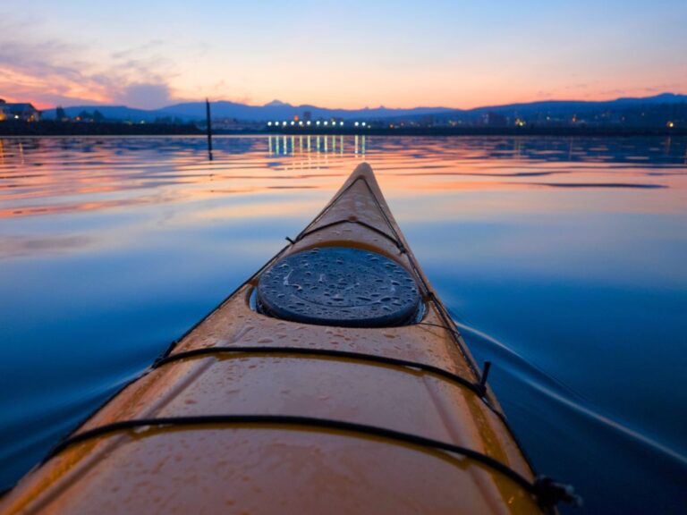 Kayaking in Bellingham Bay Whatcom County Washington