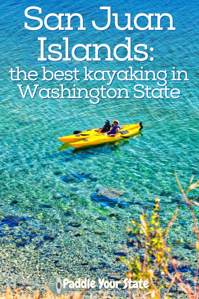 Best kayaking in the San Juan Islands of Washington. Kayak tours and best places to launch in the San Juans, including kayaking with orcas and bioluminescence near Seattle.