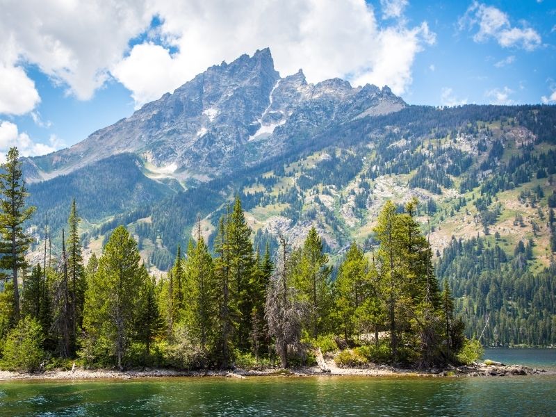 Kayaking on Jenny Lake in Grand Teton National Park