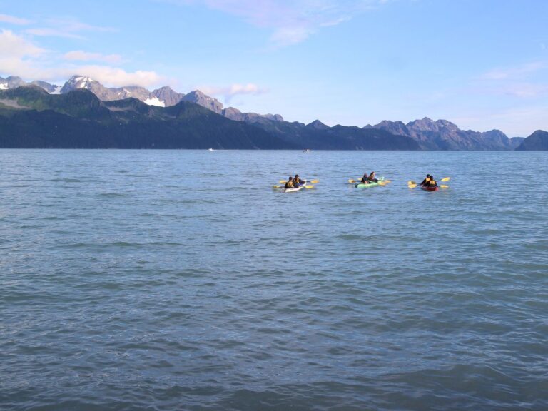 Kayaking on Knik Arm Alaska