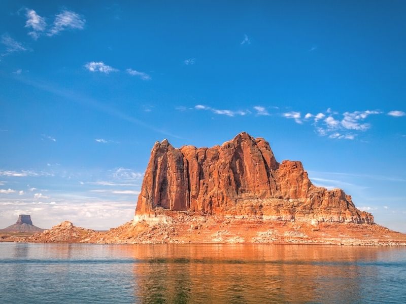 Kayaking on Lake Powell Utah Arizona Border