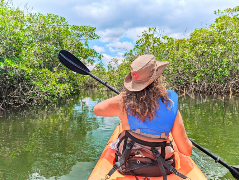 Kelly Kayaking at Biscayne National Park Florida 1