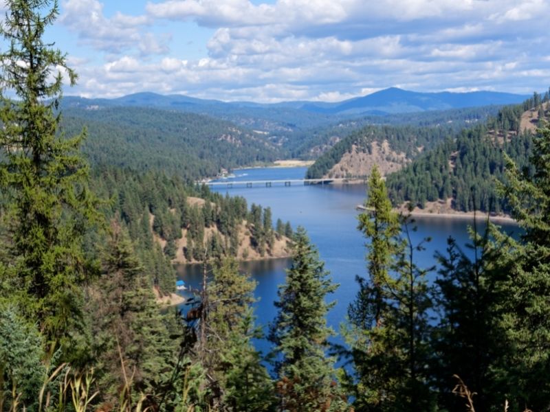 Lake Coeur d' Alene Kayaking in Idaho