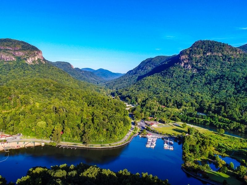 Lake Lure Chimney Rock State Park Ashville NC