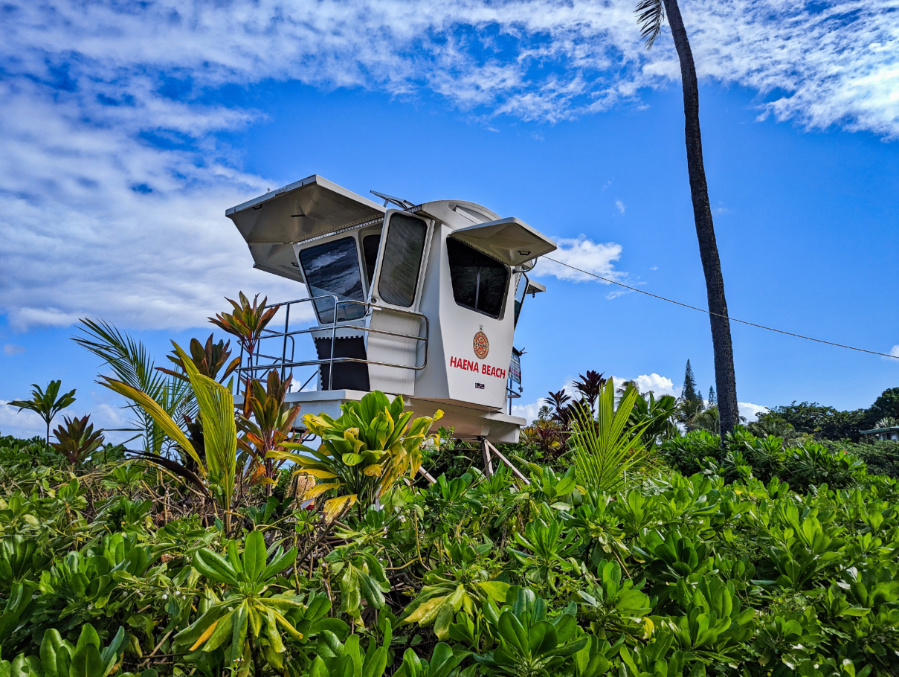 Lifeguard Station at Haena Beach North Shore Kauai Hawaii 1
