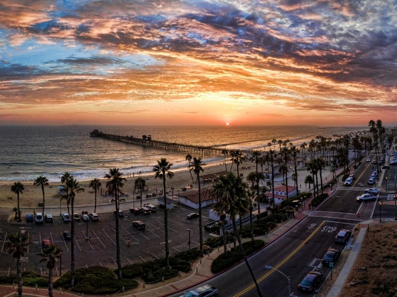 Oceanside Beach, San Diego County California