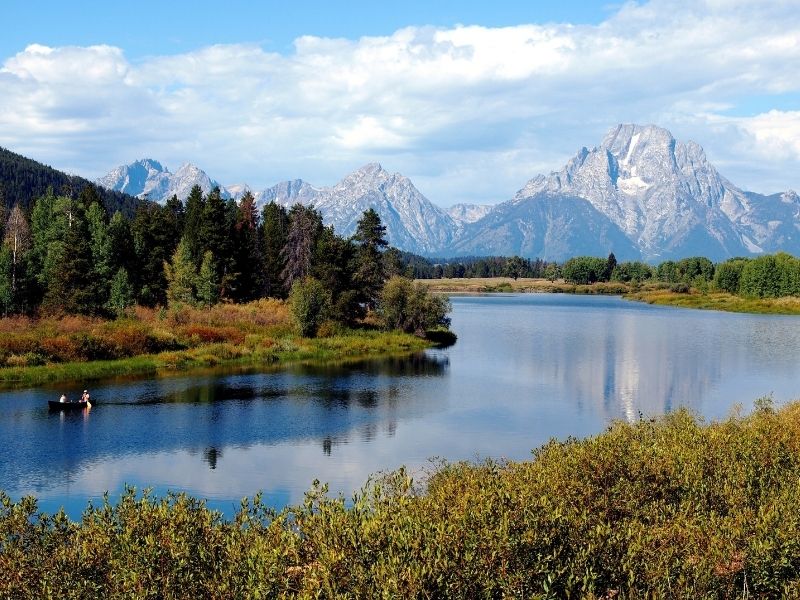 Oxbow Bend of Snake River in Grand Teton National Park
