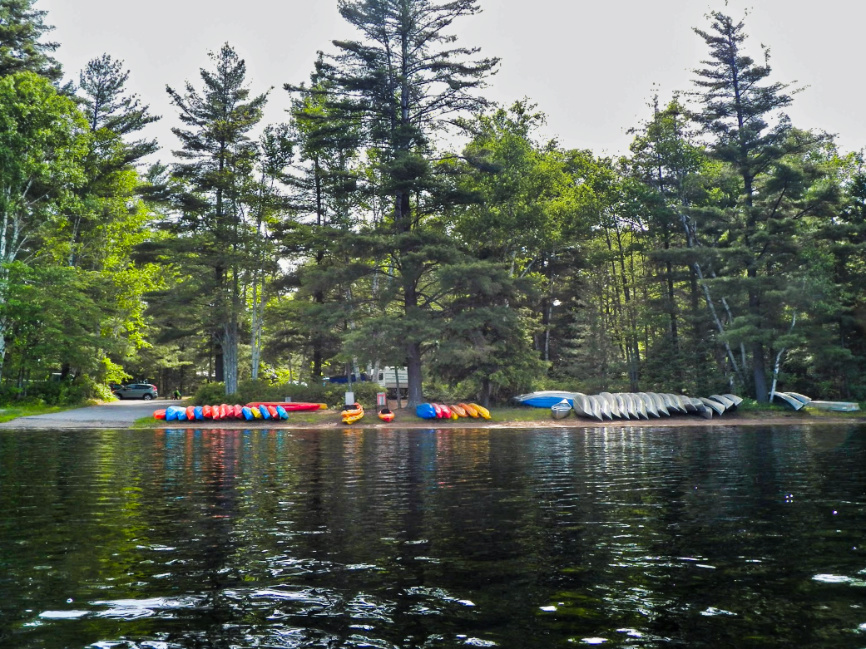 Paddle Camping at Rollins Pond Adirondack Park New York 1b