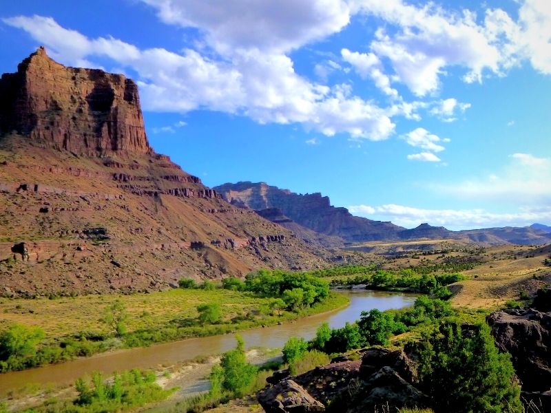 Paddling on the Green River Utah