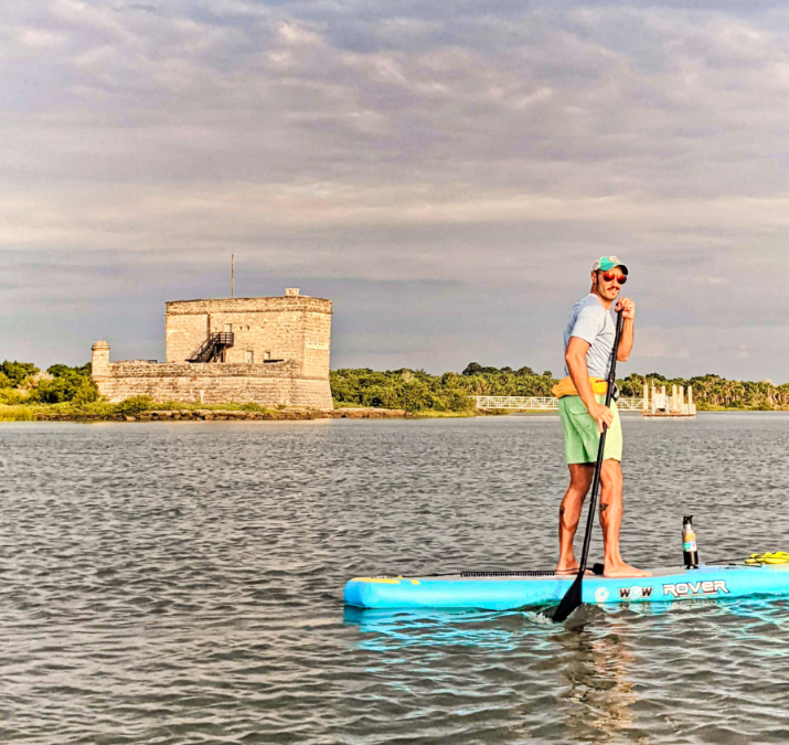 Rob Taylor WOW Watersports Inflatable SUP Rover at Fort Matanzas NM St Augustine Florida 1