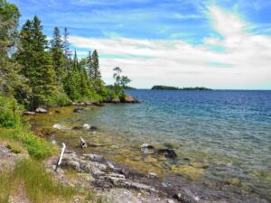 Shoreline at Isle Royale National Park Michigan's Upper Peninsula