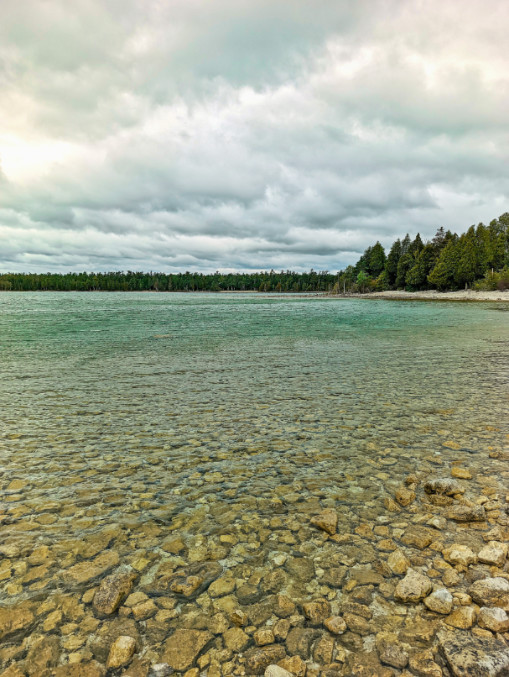 Spike Horn Bay at Cana Island Lighthouse Lake Michigan Door County Wisconsin 2