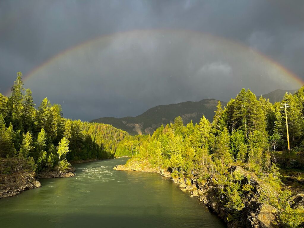 Storm over the Flathead River Glacier Guides Rafting Montana