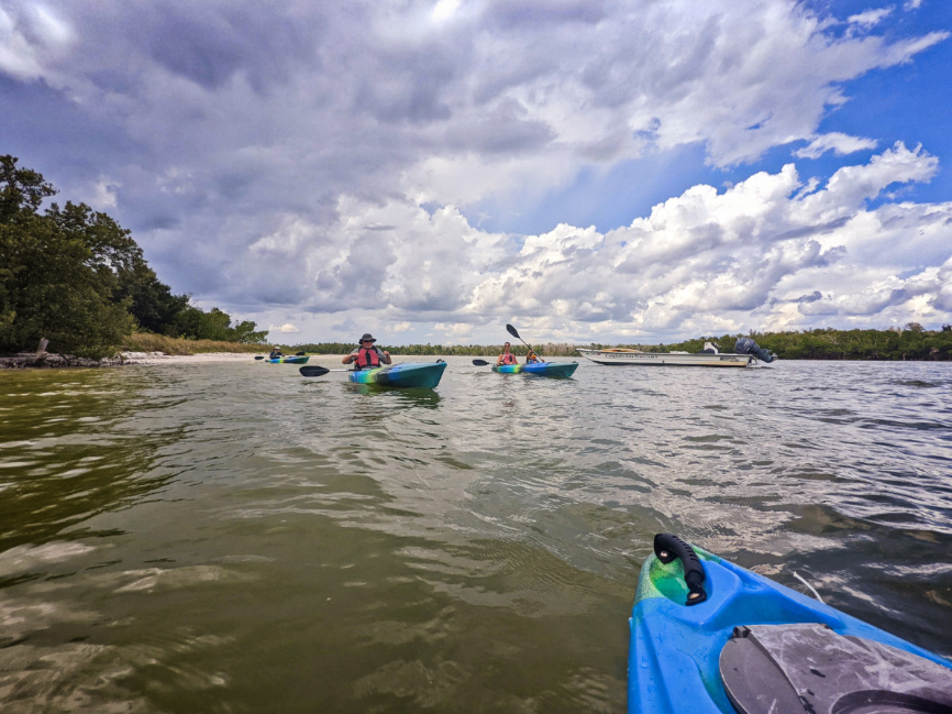 Taylor Family kayaking in 10 Thousand Islands Everglades National Park Florida 6