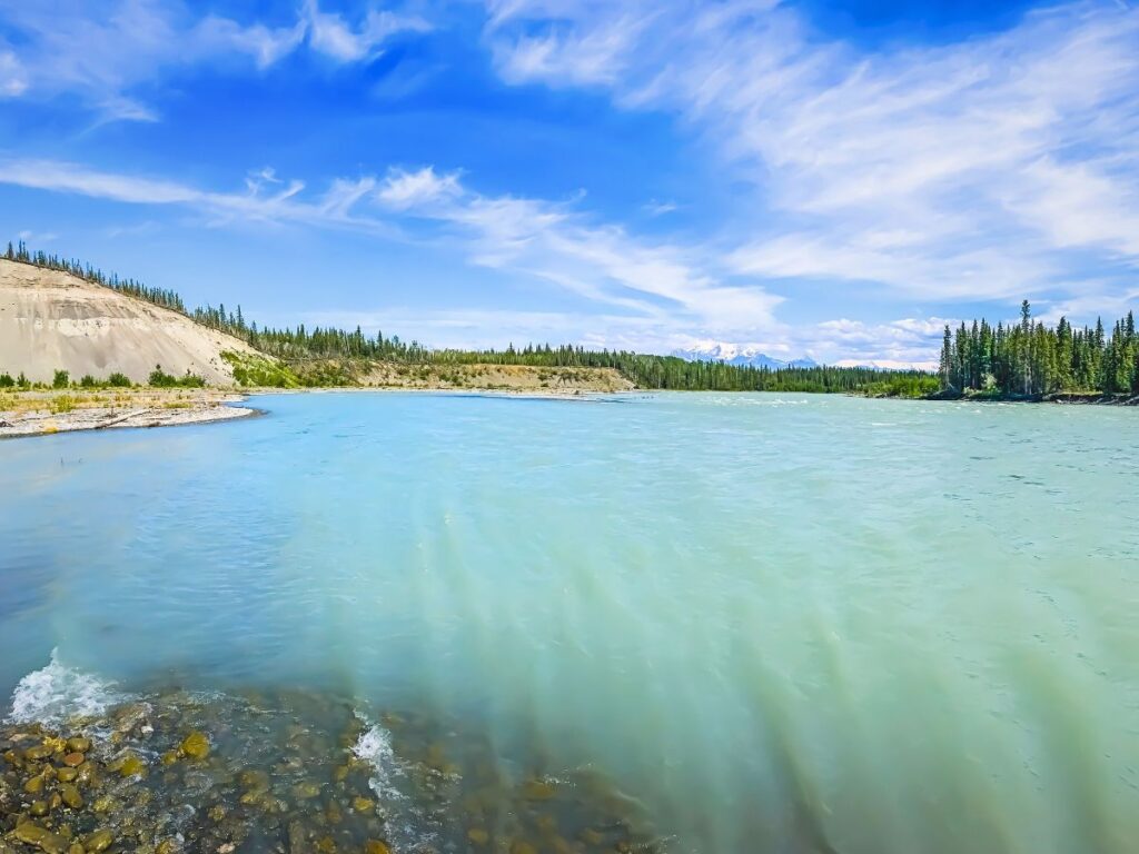 Tazlina River near Glenallen Alaska