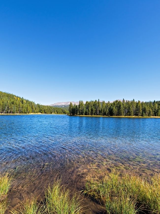 Tensleep Lake in Cloud Peak Wilderness Bighorn National Forest Kayaking in Wyoming