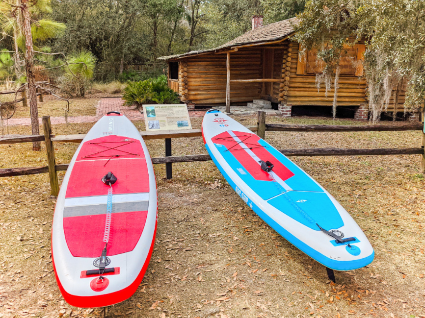 Two BicAir Inflatable SUP Paddleboards at Shingle Creek Kissimmee Florida 2021 2