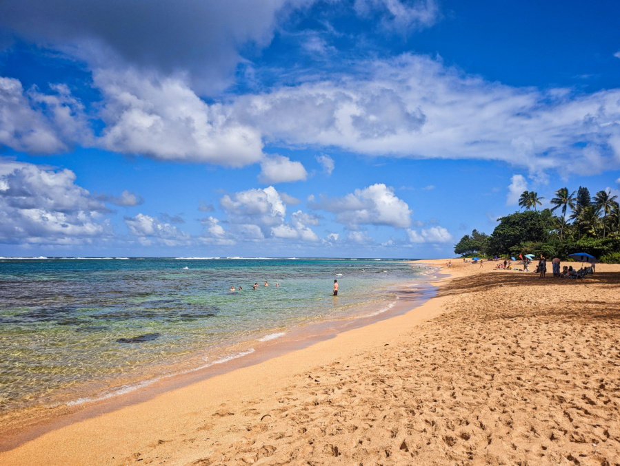 Waves at Tunnels Beach Na Pali Coast North Shore Kauai Hawaii 2