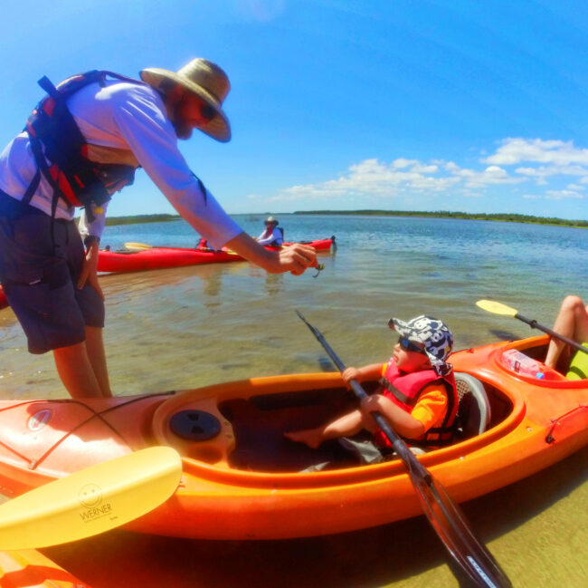 Guided Kayaking with Ripple Effect EcoTours Marineland Florida